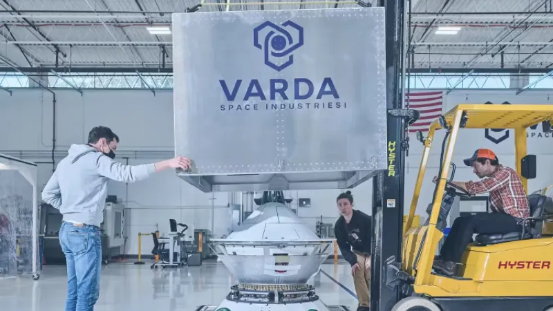 Varda Space Industries Raises $251M to Make Pharmaceuticals in Space