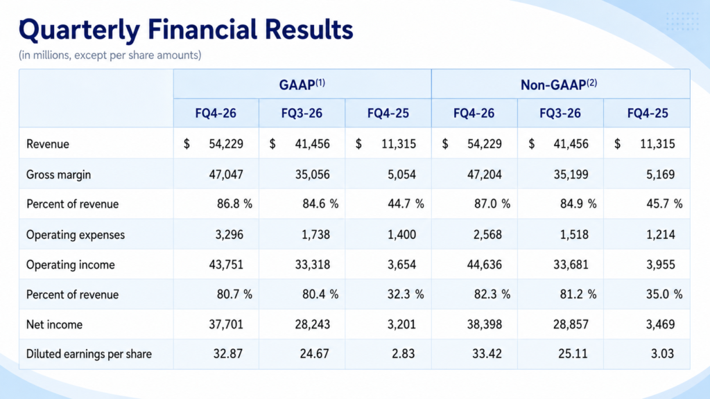 Micron Q4 2026 Financial Results