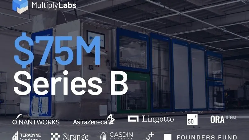 Multiply Labs Raises $75M in Series B Round to Expand Robotic Drug Manufacturing
