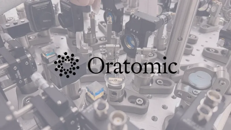 Oratomic Raises $775 Million Total Funding