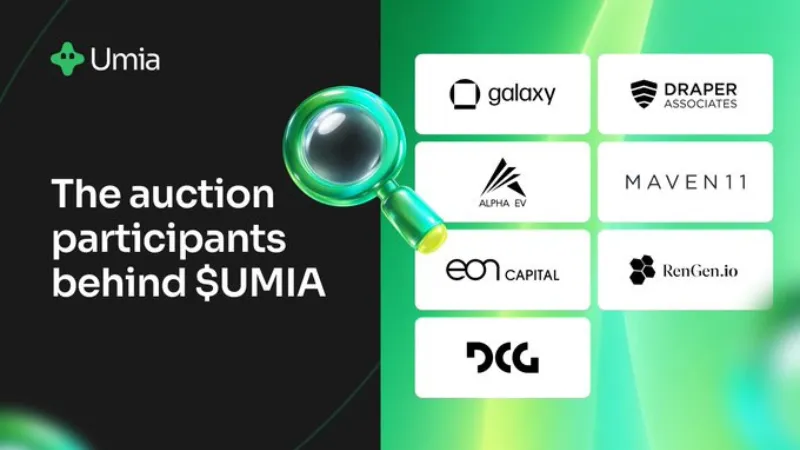 Umia Raises $6 Million Through $UMIA Token Auction